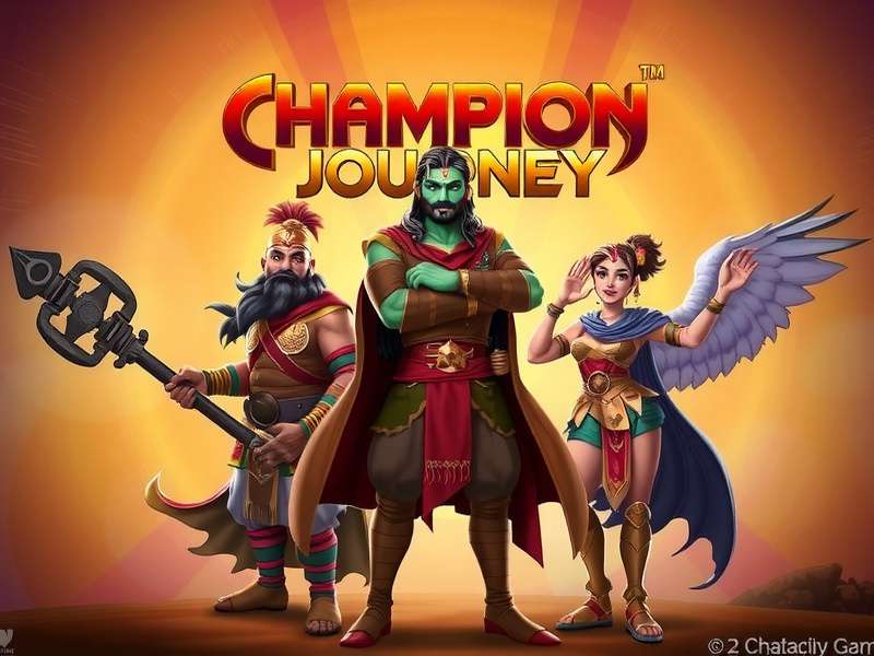 Champion S Journey game artwork featuring Indian mythology characters